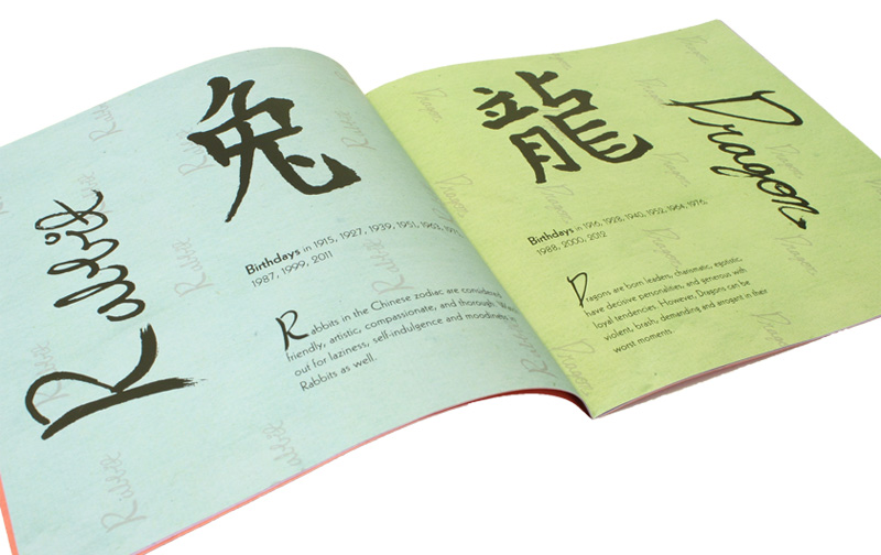 Chinese Zodiac Booklet
